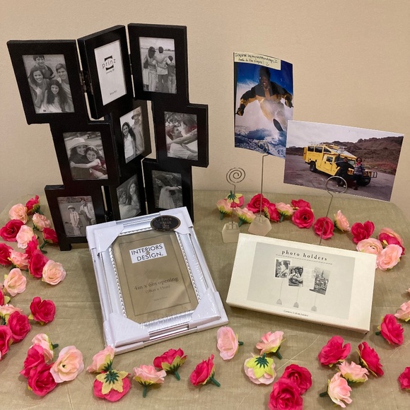 NWT 3 for 1! Photo Display Frames & Spiral Style Photo Holders - Picture 1 of 16
